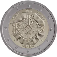 The 1275th anniversary of the birth of Charlemagne (748–814), King of the Franks and Holy Roman Emperor